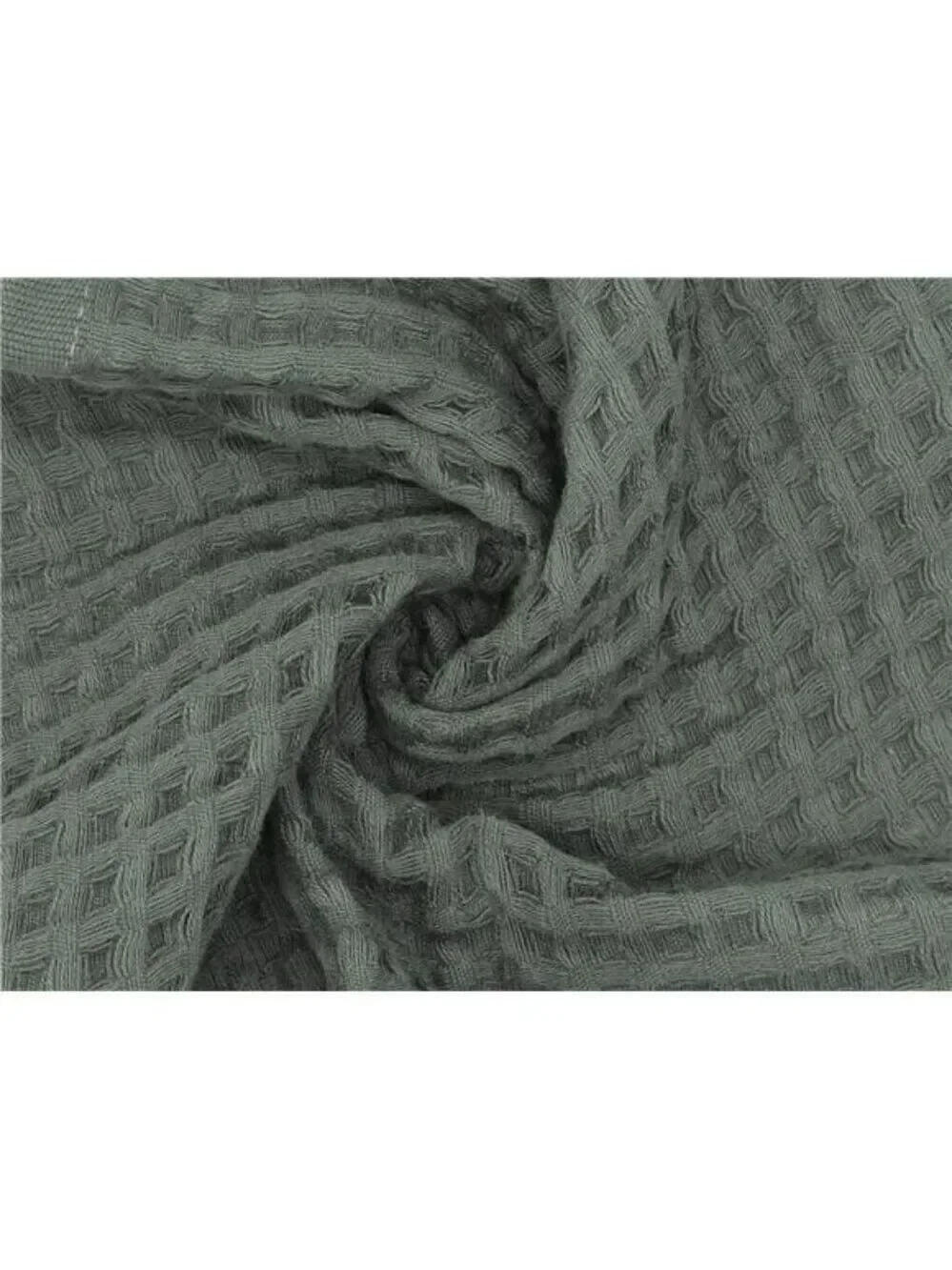 Olive Green Cotton Waffle Hand Towels 3 Pack Quick Dry Absorbent Bathroom Kitche